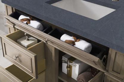 Bathroom Vanities Outlet Atlanta Renovate for LessBristol 36" Single Vanity, Whitewashed Walnut, w/ 3 CM Charcoal Soapstone Quartz Top