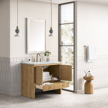 Load image into Gallery viewer, Bathroom Vanities Outlet Atlanta Renovate for LessHudson 36&quot; Single Vanity, Light Natural Oak w/ 3CM Arctic Fall Top