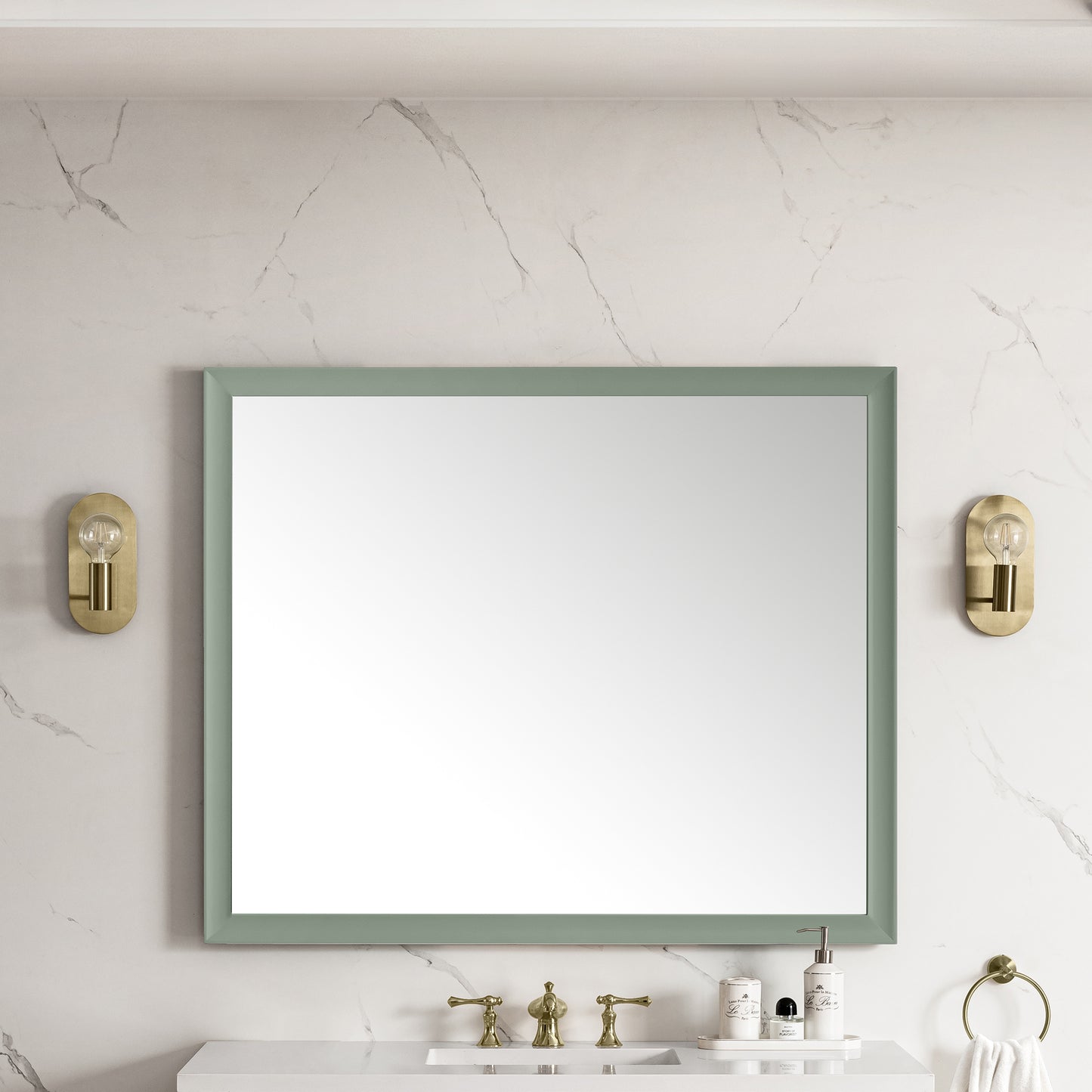 Glenbrooke 48" Mirror, Smokey Celadon James Martin Vanities
