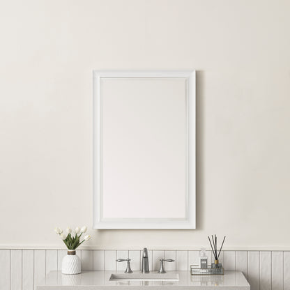 Glenbrooke 26" Mirror, Bright White James Martin Vanities
