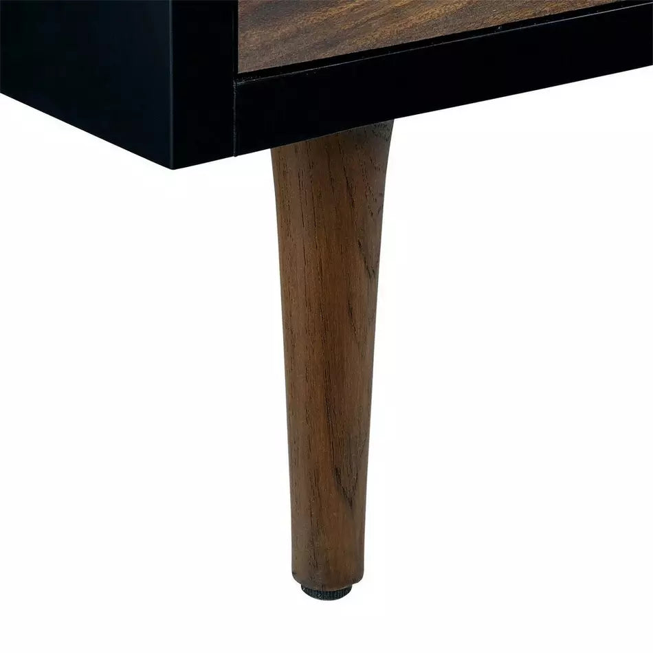 36" Bivins Java/Black Vanity Base -All Wood- Signature Hardware