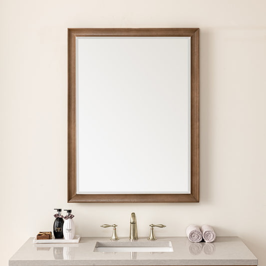Glenbrooke 30" Mirror, Whitewashed Walnut James Martin Vanities