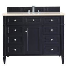 Load image into Gallery viewer, Brittany 48&quot; Victory Blue Single Vanity w/ 3 CM Eternal Marfil Quartz Top James Martin Vanities