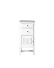 Load image into Gallery viewer, Athens 15&quot; Cabinet w/ Drawers &amp; Door, Glossy White w/ 3 CM Eternal Serena Top James Martin Vanities