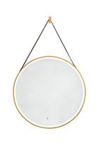 Load image into Gallery viewer, Annapolis 27.6&quot; Round Anti-Fogging LED Mirror, Brushed Gold James Martin Vanities