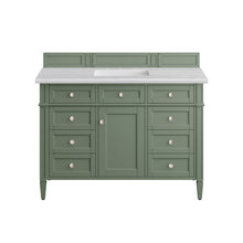 Load image into Gallery viewer, Brittany 48&quot; Single Vanity, Smokey Celadon w/ 3CM Arctic Fall Top James Martin Vanities