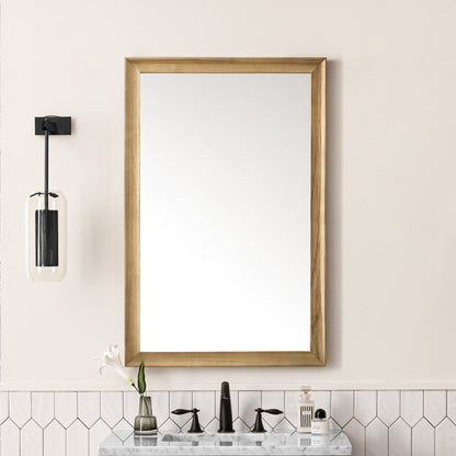 Glenbrooke 26" Mirror, Light Natural Oak James Martin Vanities