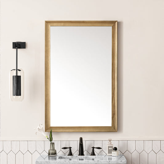 Glenbrooke 26" Mirror, Light Natural Oak James Martin Vanities