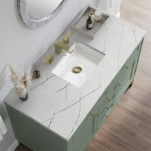 Load image into Gallery viewer, Bathroom Vanities Outlet Atlanta Renovate for LessChicago 48&quot; Single Vanity, Smokey Celadon w/ 3CM Ethereal Noctis Top