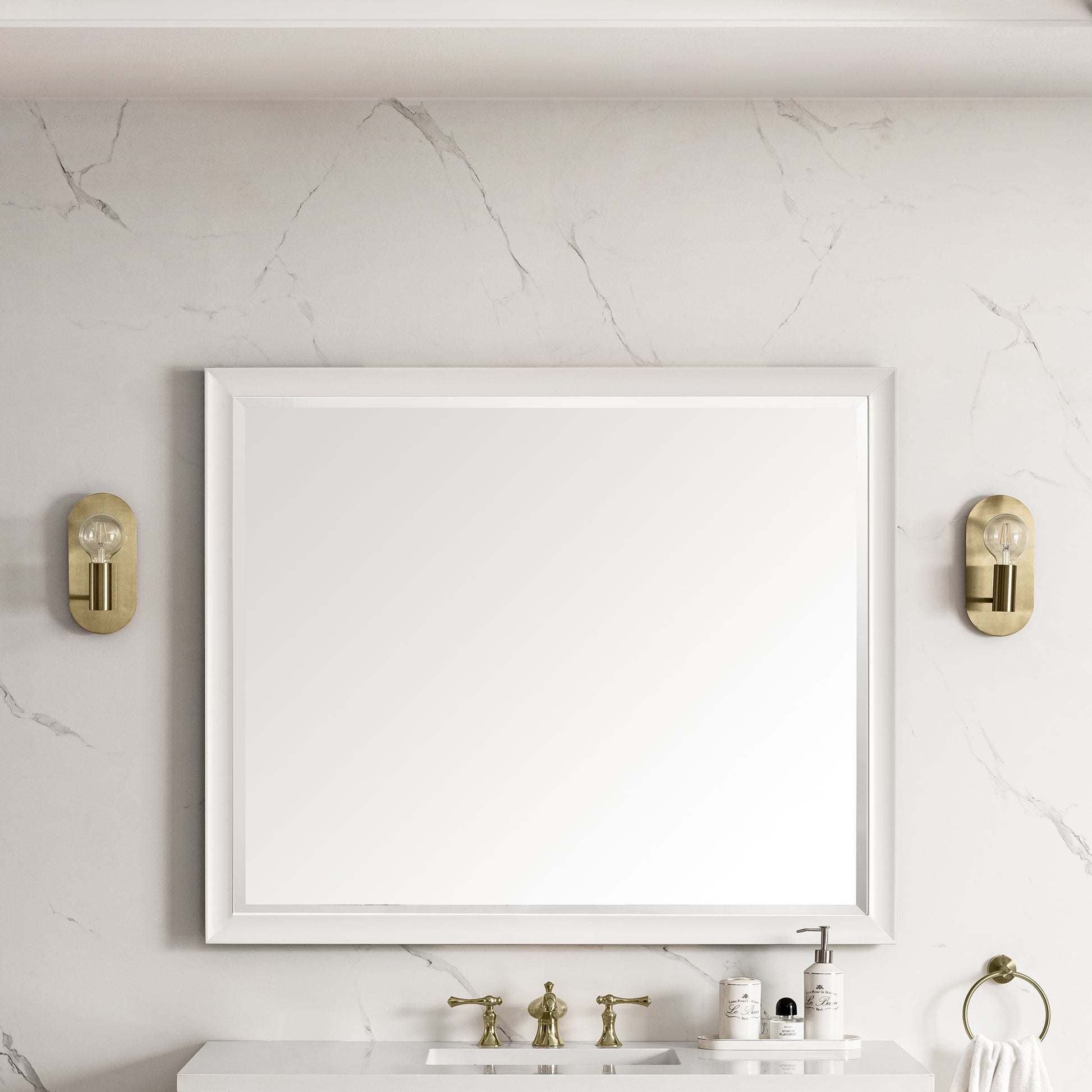Glenbrooke 48" Mirror, Bright White James Martin Vanities