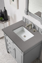 Load image into Gallery viewer, Brittany 30&quot; Single Vanity, Urban Gray, w/ 3 CM Grey Expo Quartz Top James Martin Vanities