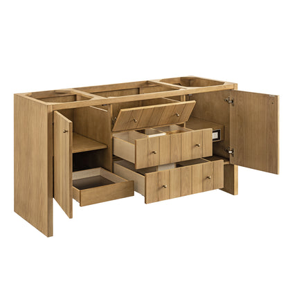 Bathroom Vanities Outlet Atlanta Renovate for LessHudson 60" Single Vanity, Light Natural Oak