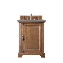 Load image into Gallery viewer, Providence 26&quot; Single Vanity Cabinet, Driftwood, w/ 3 CM Grey Expo Quartz Top James Martin Vanities