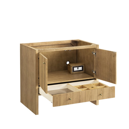 Hudson 36" Single Vanity, Light Natural Oak James Martin Vanities