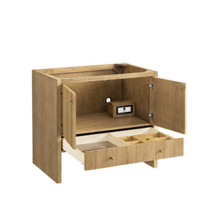 Hudson 36" Single Vanity, Light Natural Oak James Martin Vanities