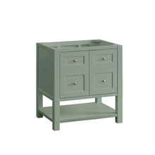 Load image into Gallery viewer, Breckenridge 30&quot; Single Vanity, Smokey Celadon James Martin Vanities