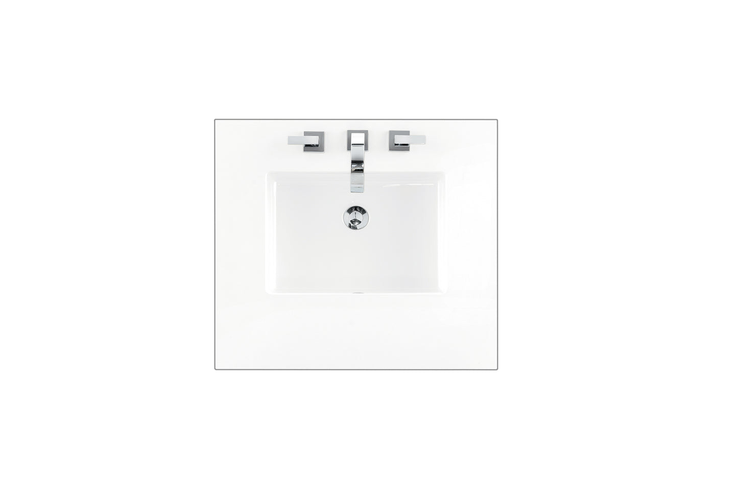 Bathroom Vanities Outlet Atlanta Renovate for Less26" Single Top, 3 CM White Zeus Quartz w/ Sink