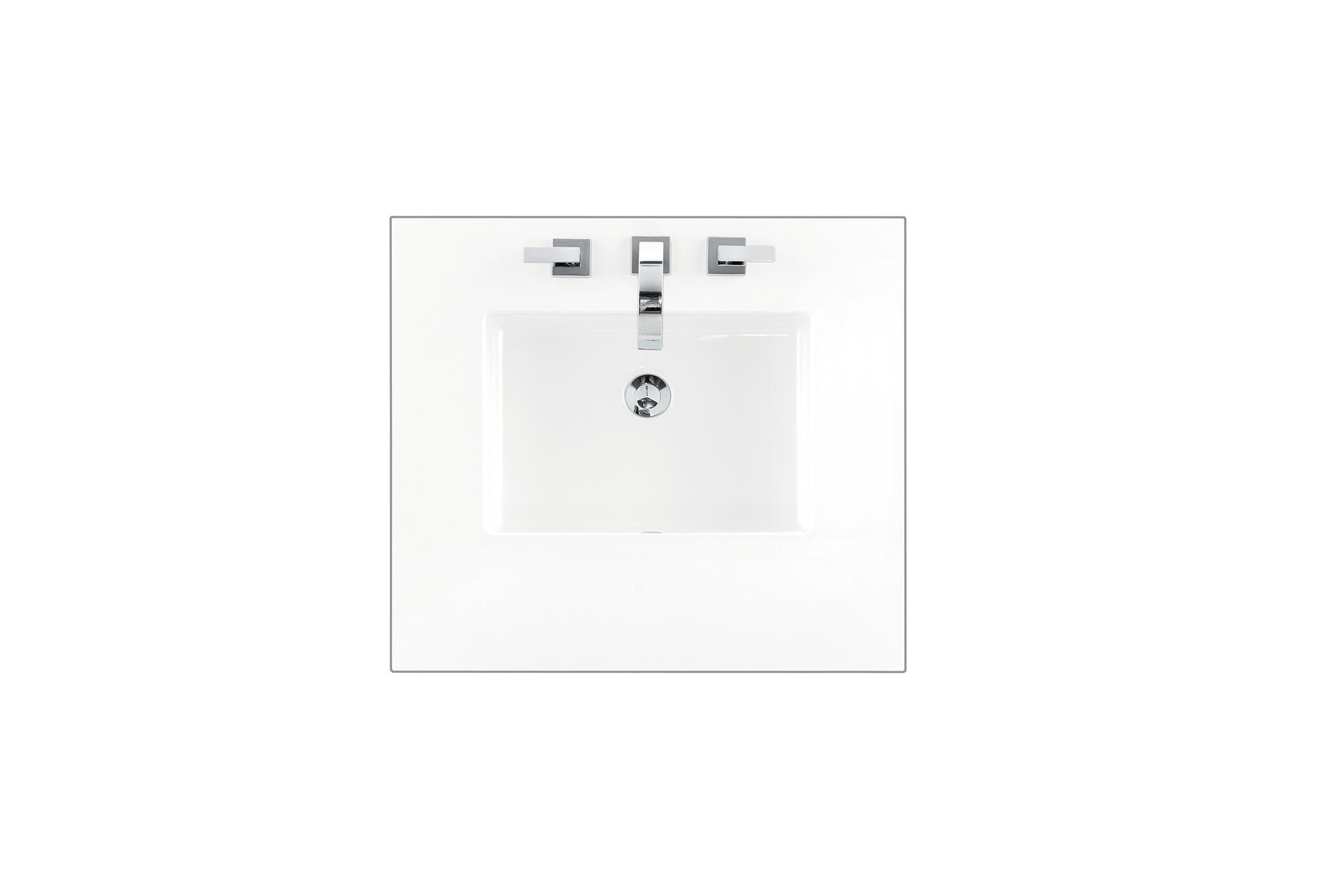 Bathroom Vanities Outlet Atlanta Renovate for Less26" Single Top, 3 CM White Zeus Quartz w/ Sink