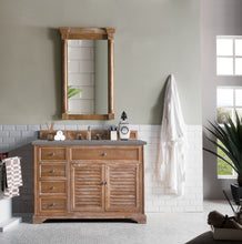 Load image into Gallery viewer, Savannah 48&quot; Single Vanity Cabinet, Driftwood, w/ 3 CM Grey Expo Quartz Top James Martin Vanities