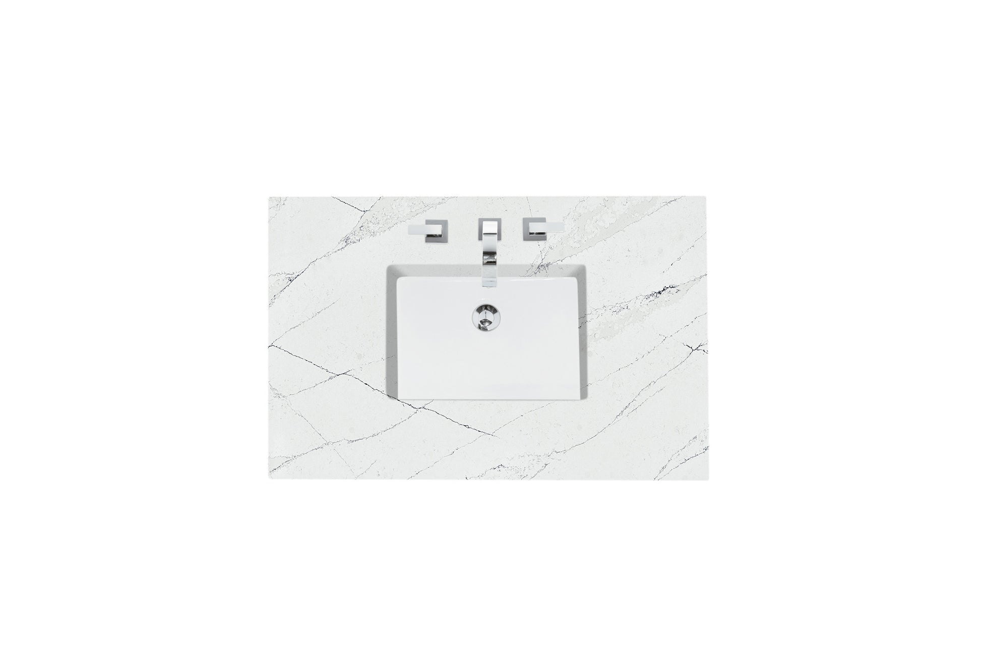 Bathroom Vanities Outlet Atlanta Renovate for Less36" Single Top, 3 CM Ethereal Noctis Quartz w/ Sink