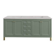 Load image into Gallery viewer, Chicago 72&quot; Double Vanity, Smokey Celadon w/ 3CM Eternal Serena Top James Martin Vanities