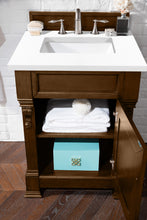 Load image into Gallery viewer, Bathroom Vanities Outlet Atlanta Renovate for LessBrookfield 26&quot; Single Vanity, Country Oak w/ 3 CM White Zeus Quartz Top