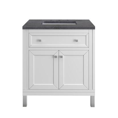 Part: Chicago Knobs and Legs Set for V30" and V36" in Brushed Nickel James Martin Vanities
