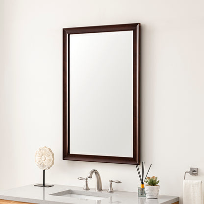 Glenbrooke 26" Mirror, Burnished Mahogany James Martin Vanities