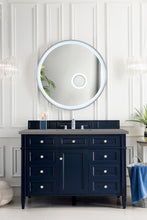 Load image into Gallery viewer, Brittany 48&quot; Victory Blue Single Vanity w/ 3 CM Grey Expo Quartz Top James Martin Vanities