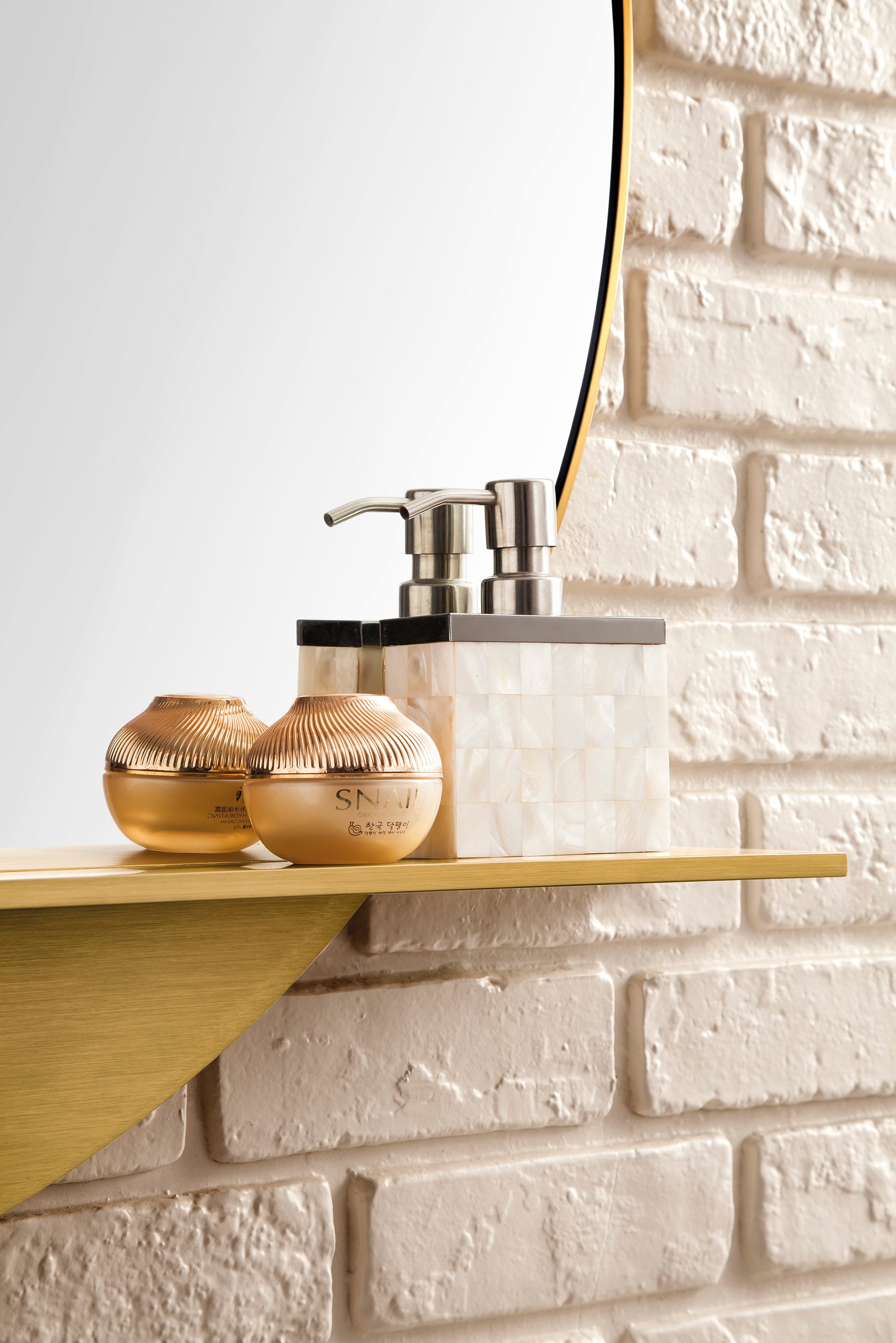 Platform 36" Mirror, Radiant Gold James Martin Vanities