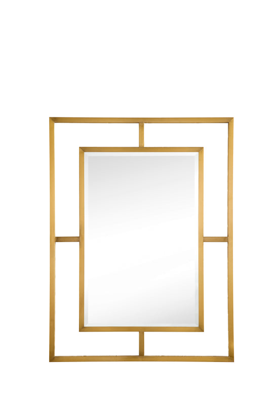 Boston 30" Rectangular Mirror, Radiant Gold James Martin Vanities