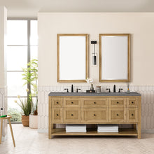 Load image into Gallery viewer, Breckenridge 72&quot; Double Vanity, Light Natural Oak w/ 3CM Grey Expo Top James Martin Vanities