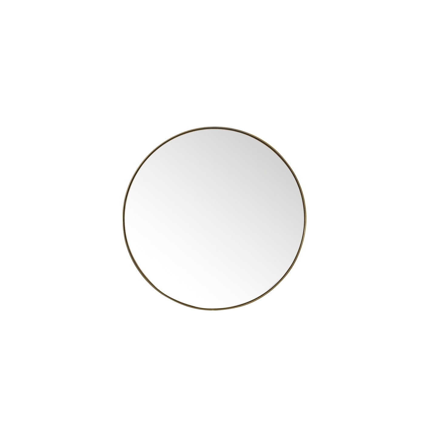 Rohe 30" Round Mirror, Champagne Brass James Martin Vanities