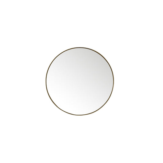 Rohe 30" Round Mirror, Champagne Brass James Martin Vanities