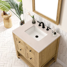 Load image into Gallery viewer, Bathroom Vanities Outlet Atlanta Renovate for LessBreckenridge 30&quot; Single Vanity, Light Natural Oak w/ 3CM Eternal Marfil Top