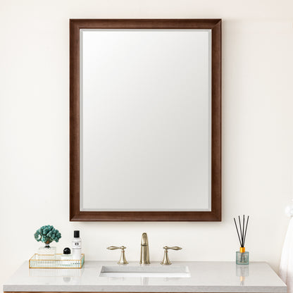 Glenbrooke 30" Mirror, Mid-Century Walnut James Martin Vanities