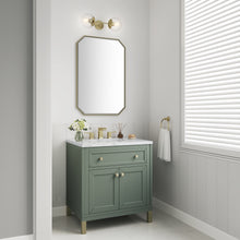 Load image into Gallery viewer, Chicago 30&quot; Single Vanity, Smokey Celadon w/ 3CM White Zeus Top James Martin Vanities