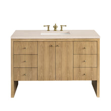 Load image into Gallery viewer, Hudson 48&quot; Single Vanity, Light Natural Oak w/ 3CM Eternal Marfil Top James Martin Vanities