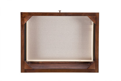 Athens 30"  Countertop  Unit (makeup counter), Mid Century Acacia James Martin