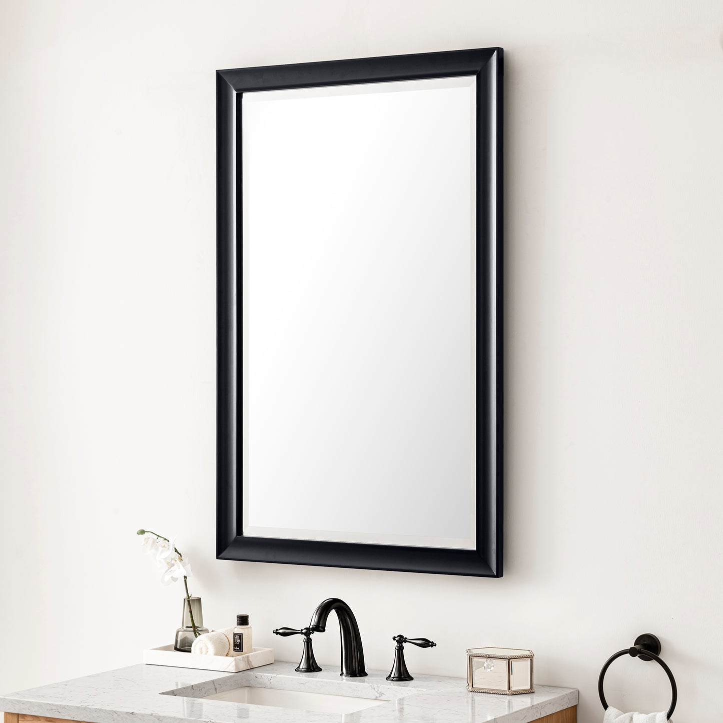 Glenbrooke 26" Mirror, Black Onyx James Martin Vanities