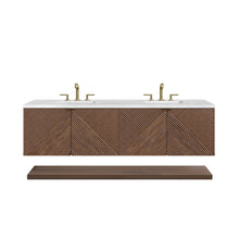 Load image into Gallery viewer, Marcello 72&quot; Double Vanity, Chestnut w/ 3CM Arctic Fall Top James Martin Vanities