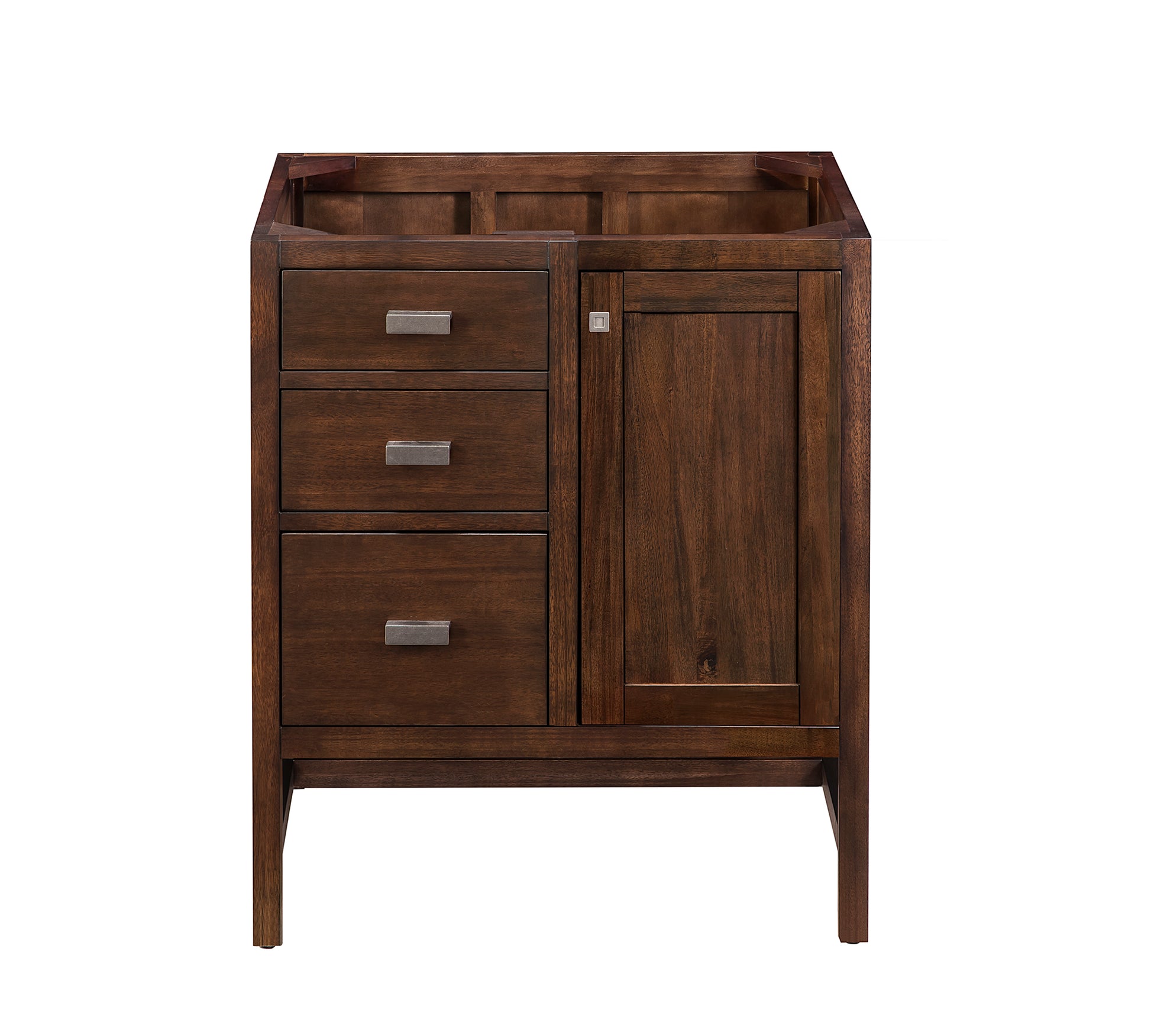 Addison 30" Single Vanity Cabinet, Mid Century Acacia James Martin Vanities