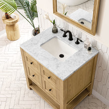 Load image into Gallery viewer, Bathroom Vanities Outlet Atlanta Renovate for LessBreckenridge 30&quot; Single Vanity, Light Natural Oak w/ 3CM Arctic Fall Top