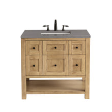 Load image into Gallery viewer, Breckenridge 36&quot; Single Vanity, Light Natural Oak w/ 3CM Grey Expo Top James Martin Vanities