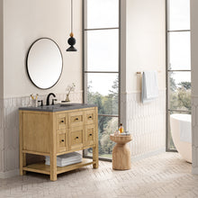 Load image into Gallery viewer, Breckenridge 36&quot; Single Vanity, Light Natural Oak w/ 3CM Grey Expo Top James Martin Vanities