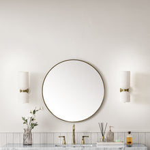 Load image into Gallery viewer, Rohe 30&quot; Round Mirror, Champagne Brass James Martin Vanities