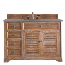 Load image into Gallery viewer, Savannah 48&quot; Single Vanity Cabinet, Driftwood, w/ 3 CM Grey Expo Quartz Top James Martin Vanities