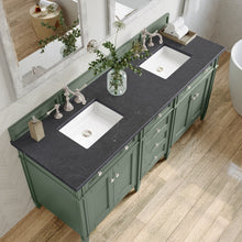 Load image into Gallery viewer, Bathroom Vanities Outlet Atlanta Renovate for LessBrittany 72&quot; Double Vanity, Smokey Celadon w/ 3CM Charcoal Soapstone Top
