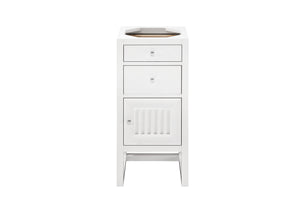 Athens 15" Cabinet w/ Drawers & Door, Glossy White James Martin Vanities